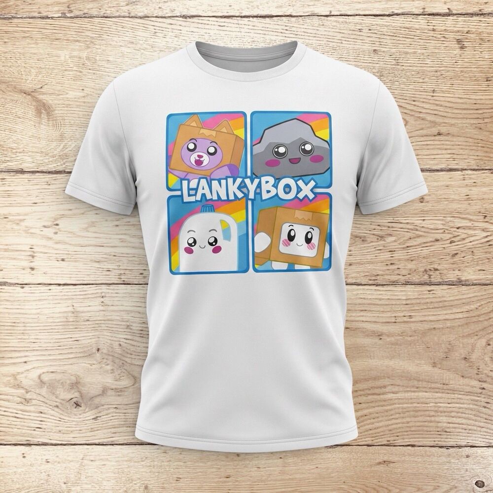 LankyBox Graphic T-Shirt - Youth Size L - Official LankyBox Brand